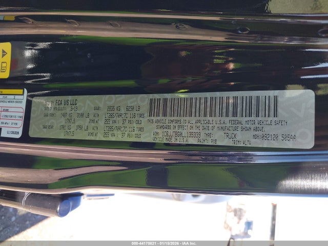 2020 JEEP GLADIATOR 1C6JJTBG0LL135339 Photo 8