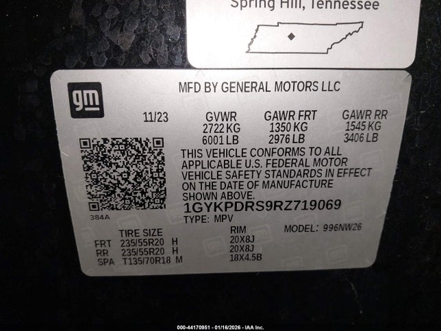 2024 CADILLAC XT6 1GYKPDRS9RZ719069 Photo 8