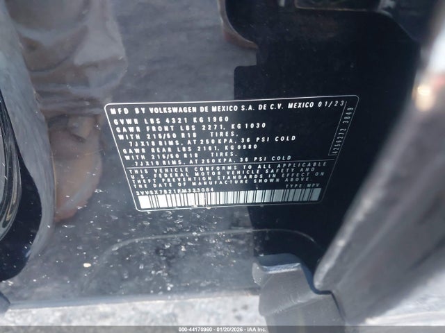 2023 VOLKSWAGEN TAOS 3VVSX7B21PM333084 Photo 8