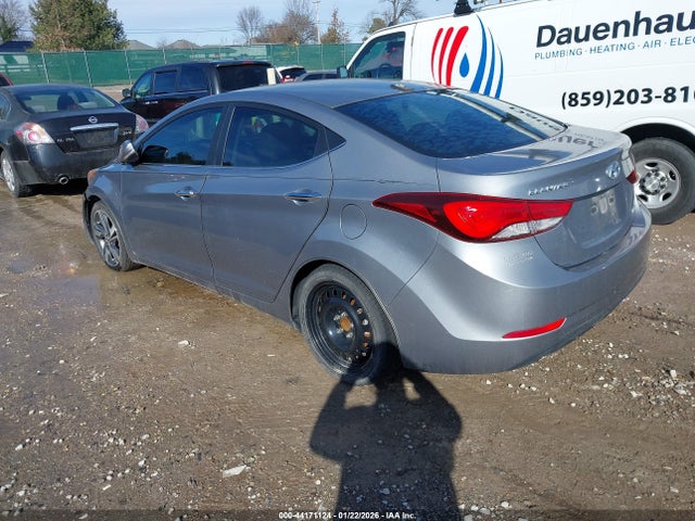2015 Hyundai Elantra Limited მანქანა იყიდება აუქციონზე, vin: KMHDH4AE4FU377665, აუქციონის ნომერი: 44171124
