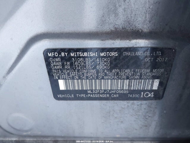 2018 MITSUBISHI MIRAGE G4 ML32F3FJ7JHF05695 Photo 8