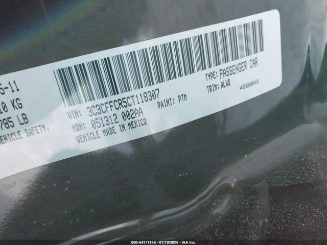 2012 FIAT 500 3C3CFFCR5CT118307 Photo 8