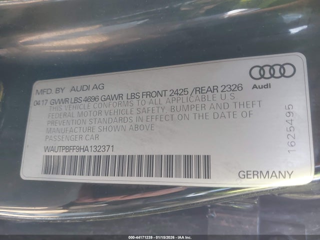 2017 AUDI A3 E-TRON WAUTPBFF9HA132371 Photo 8