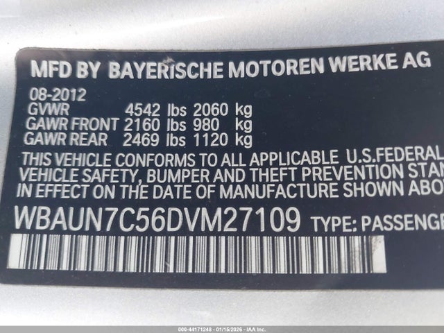 2013 BMW 135I WBAUN7C56DVM27109 Photo 8