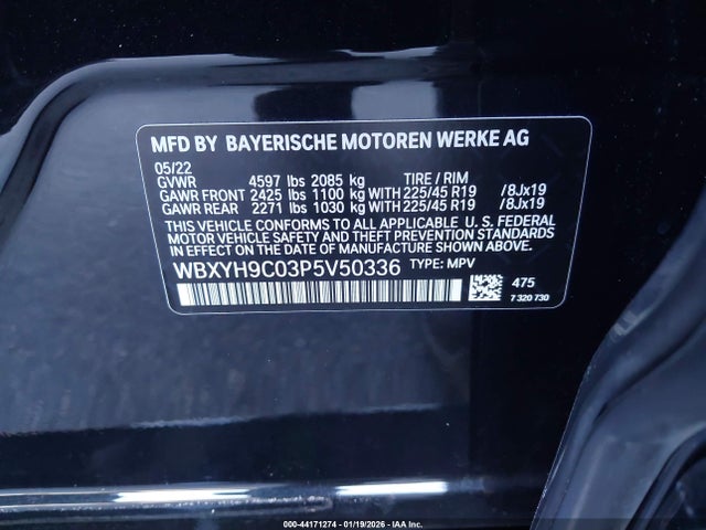 2023 BMW X2 WBXYH9C03P5V50336 Photo 8