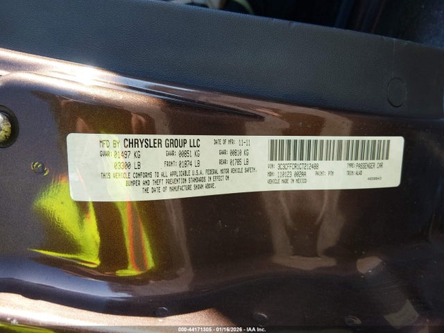 2012 FIAT 500 3C3CFFCR1CT212488 Photo 8