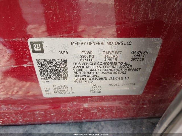 2020 BUICK ENCLAVE 5GAEVAKW3LJ144544 Photo 8