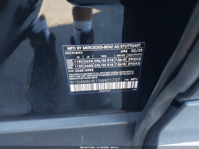 2025 MERCEDES-BENZ GLB 250 W1N4M4HB1SW421737 Photo 8