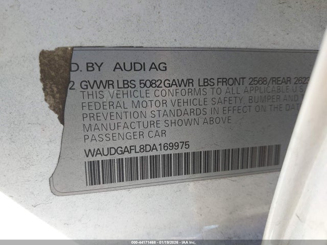 2013 AUDI S4 WAUDGAFL8DA169975 Photo 8