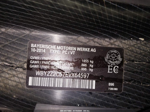 2014 BMW I8 WBY2Z2C57EVX64597 Photo 8