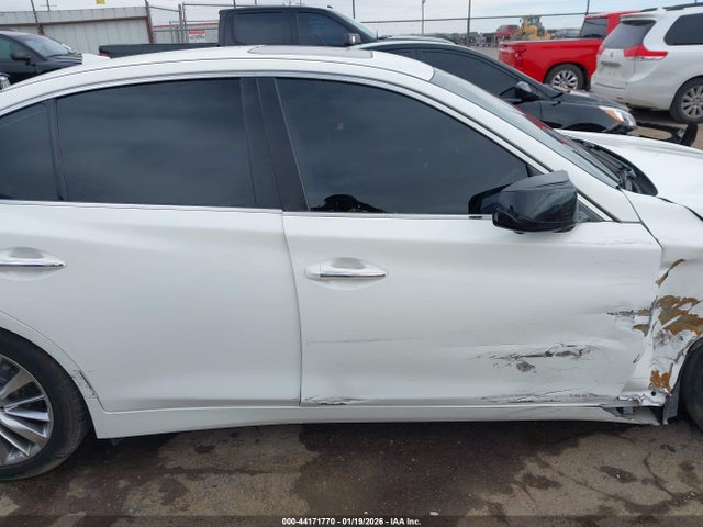 2021 Infiniti Q50 Luxe მანქანა იყიდება აუქციონზე, vin: JN1EV7BP4MM707453, აუქციონის ნომერი: 44171770