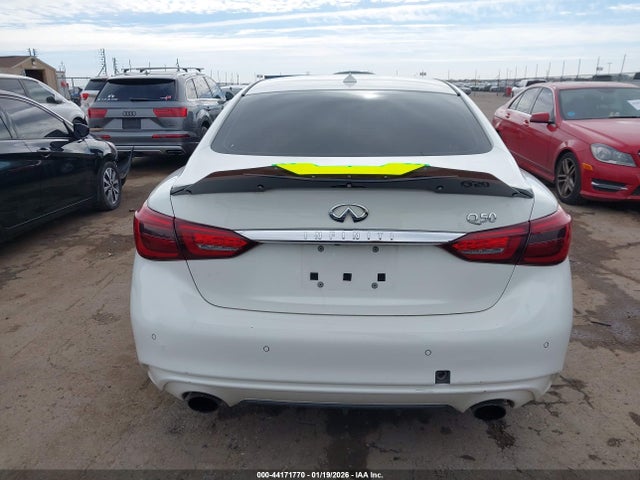2021 Infiniti Q50 Luxe მანქანა იყიდება აუქციონზე, vin: JN1EV7BP4MM707453, აუქციონის ნომერი: 44171770