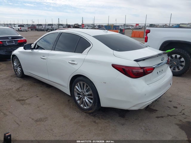 2021 Infiniti Q50 Luxe მანქანა იყიდება აუქციონზე, vin: JN1EV7BP4MM707453, აუქციონის ნომერი: 44171770