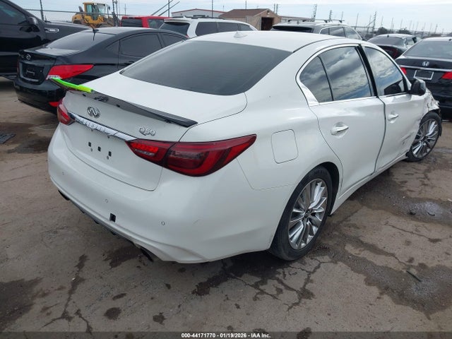 2021 Infiniti Q50 Luxe მანქანა იყიდება აუქციონზე, vin: JN1EV7BP4MM707453, აუქციონის ნომერი: 44171770