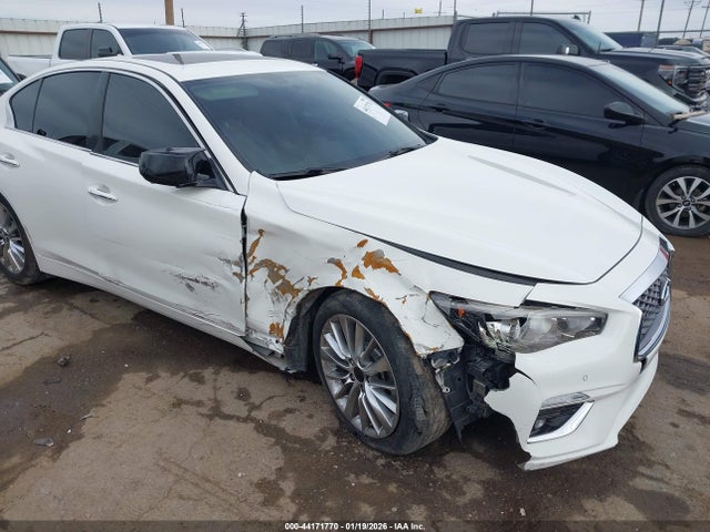 2021 Infiniti Q50 Luxe მანქანა იყიდება აუქციონზე, vin: JN1EV7BP4MM707453, აუქციონის ნომერი: 44171770