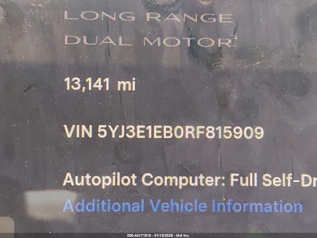 2024 TESLA MODEL 3 5YJ3E1EB0RF815909 Photo 8