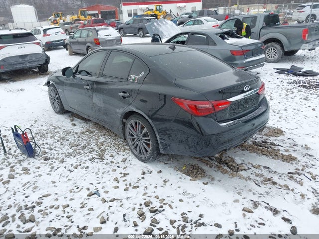 44172026 :رقم المزاد ، JN1FV7AR5JM481409 vin ، 2018 Infiniti Q50 3.0t Red Sport 400 مزاد بيع