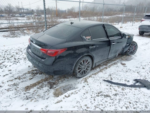 44172026 :رقم المزاد ، JN1FV7AR5JM481409 vin ، 2018 Infiniti Q50 3.0t Red Sport 400 مزاد بيع