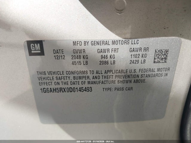 2013 CADILLAC ATS 1G6AH5RX0D0145493 Photo 8