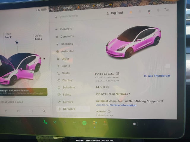 2022 TESLA MODEL 3 5YJ3E1EBXNF264477 Photo 6