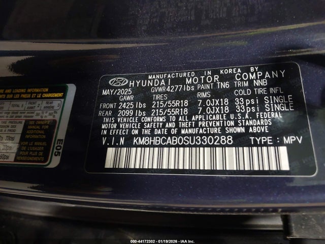 Hyundai Kona Sel 2025 KM8HBCAB0SU330288 Image 9