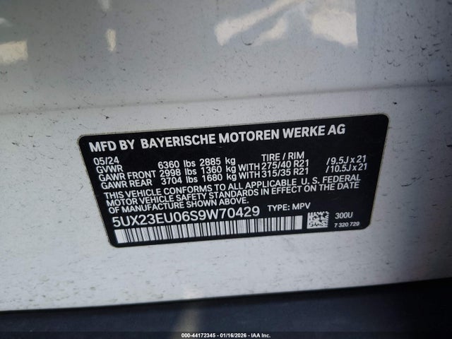 2025 BMW X5 5UX23EU06S9W70429 Photo 8