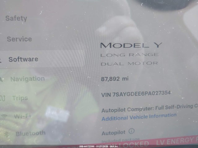 7SAYGDEE6PA027354 Tesla Model Y Awd/long Range Dual Motor All-wheel Drive