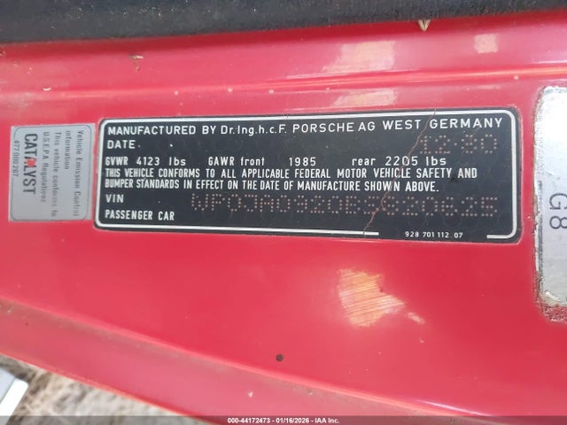 1981 PORSCHE 928 WP0JA0920BS820625 Photo 8