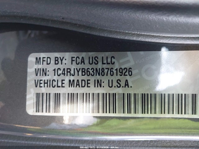 1C4RJYB63N8761926 Jeep Grand Cherokee 4xe Limited 4x4