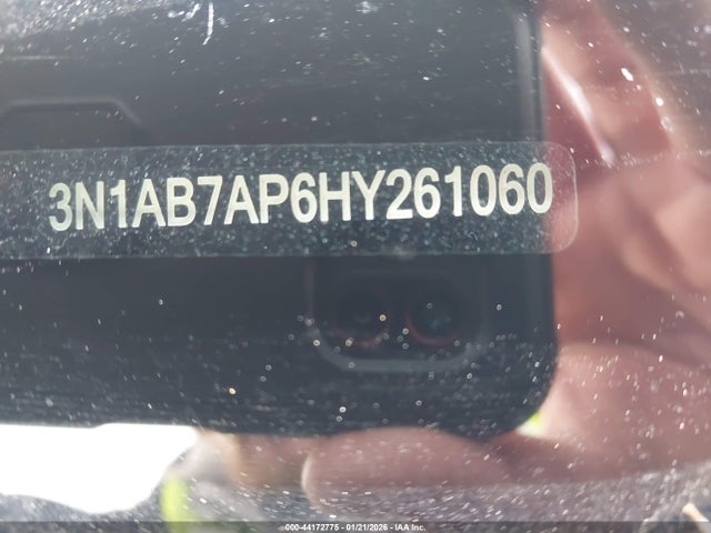 Продажа на аукционе авто 2017 Nissan Sentra S, vin: 3N1AB7AP6HY261060, номер лота: 44172775