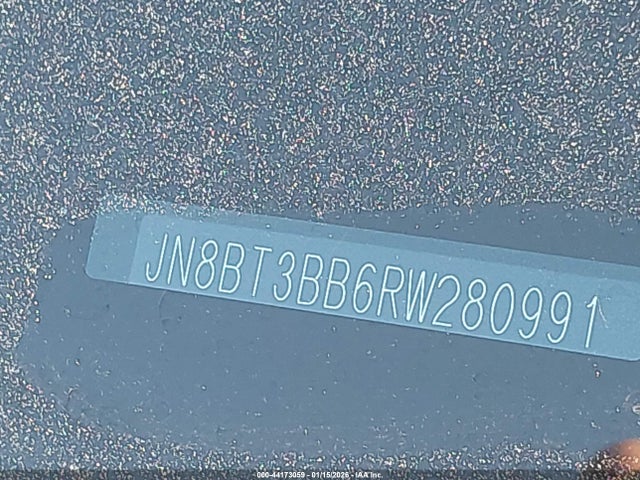 JN8BT3BB6RW280991 Nissan Rogue Sv Intelligent Awd