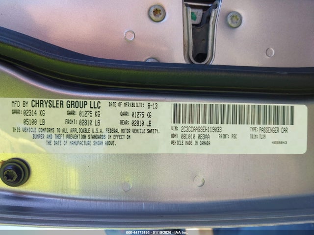 2014 CHRYSLER 300 2C3CCAAG9EH119033 Photo 8