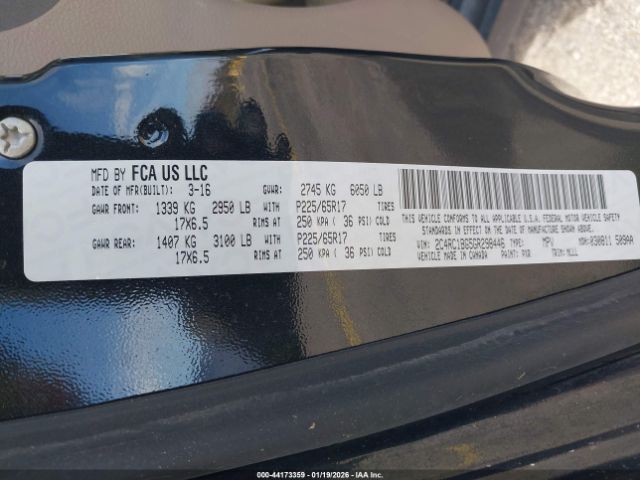 2016 CHRYSLER TOWN & COUNTRY 2C4RC1BG5GR298446 Photo 8