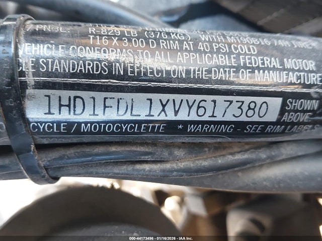 1997 HARLEY-DAVIDSON FLHR 1HD1FDL1XVY617380 Photo 9