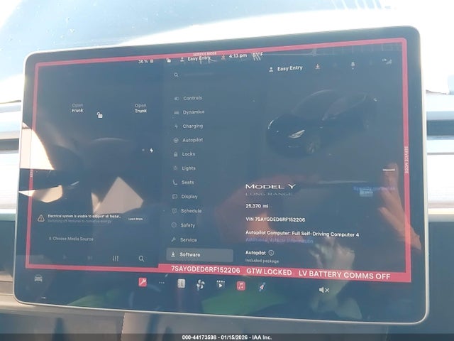 7SAYGDED6RF152206 Tesla Model Y Rwd