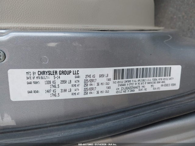 2C4JRGAG5ER404679 RAM Cargo Tradesman