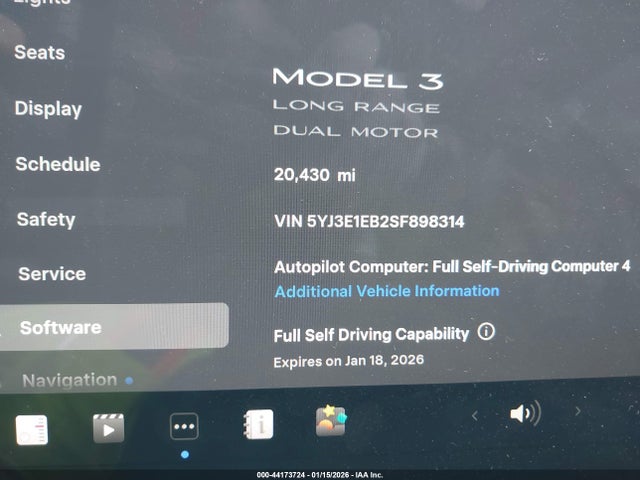 2025 TESLA MODEL 3 5YJ3E1EB2SF898314 Photo 6