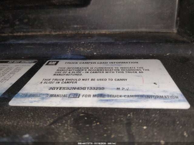 2005 CADILLAC ESCALADE EXT 3GYEK62N45G133255 Photo 8