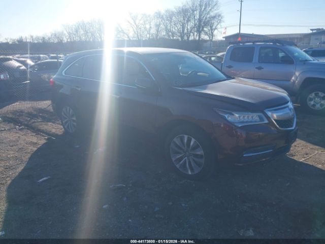 2014 ACURA MDX 5FRYD4H41EB028323