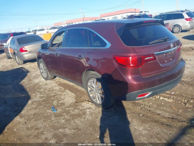 2014 ACURA MDX 5FRYD4H41EB028323 Photo 2
