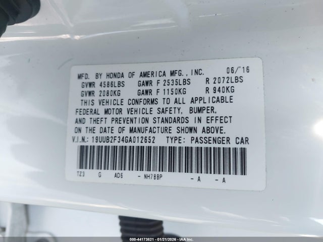 2016 ACURA TLX 19UUB2F34GA012652 Photo 8