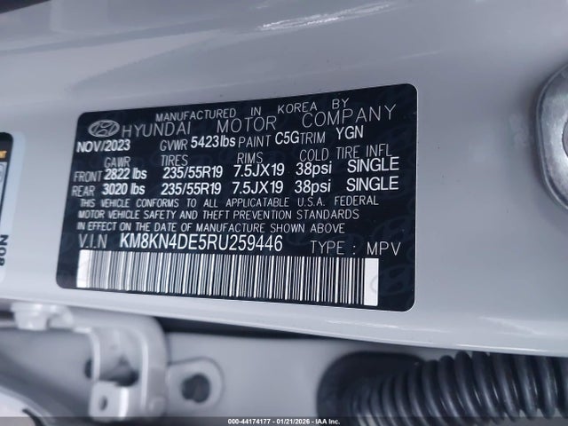 KM8KN4DE5RU259446 Hyundai Ioniq 5 Sel