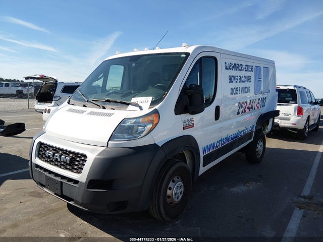 44174233 :رقم المزاد ، 3C6TRVAG1KE505915 vin ، 2019 Ram Promaster 1500 Low Roof 136 Wb مزاد بيع