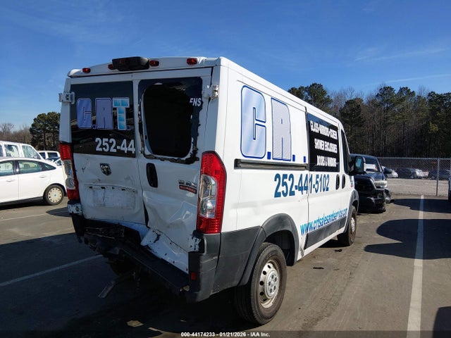 44174233 :رقم المزاد ، 3C6TRVAG1KE505915 vin ، 2019 Ram Promaster 1500 Low Roof 136 Wb مزاد بيع