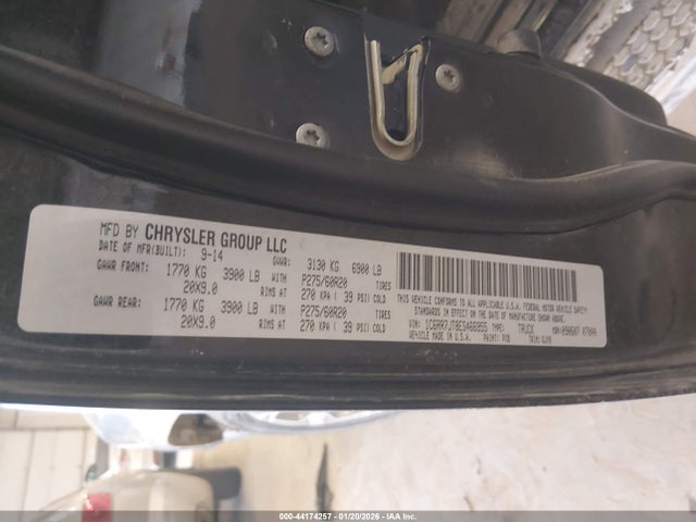 44174257 :رقم المزاد ، 1C6RR7JT8ES466955 vin ، 2014 Ram 1500 Laramie مزاد بيع