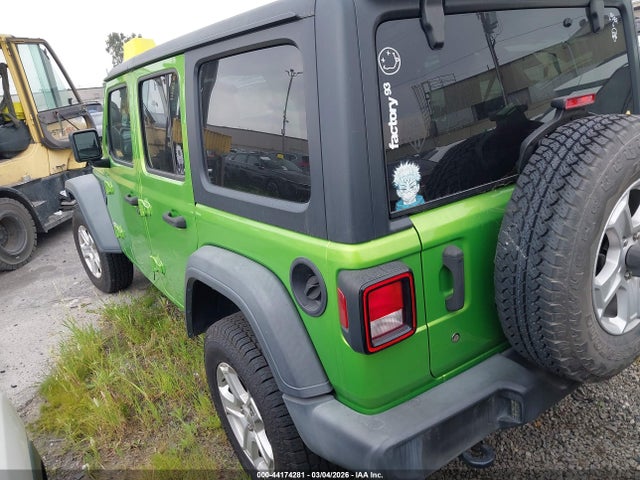 1C4HJXDG8JW280684 Jeep Wrangler Unlimited Sport S 4x4