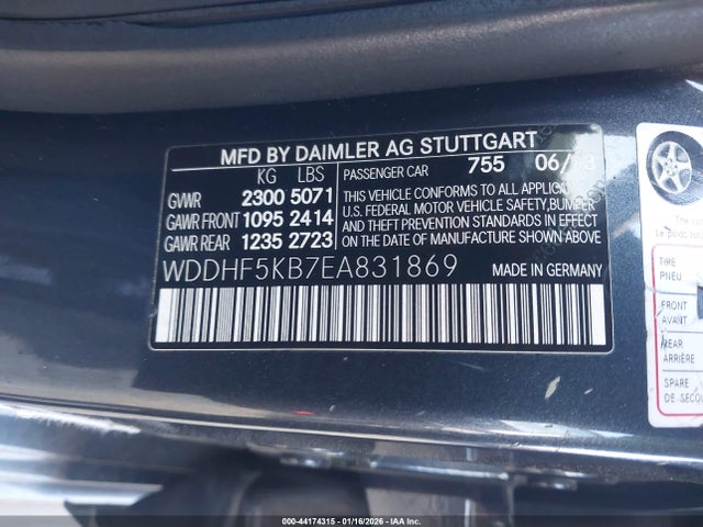 Продаж на аукціоні авто 2014 Mercedes-benz E 350, vin: WDDHF5KB7EA831869, номер лоту: 44174315