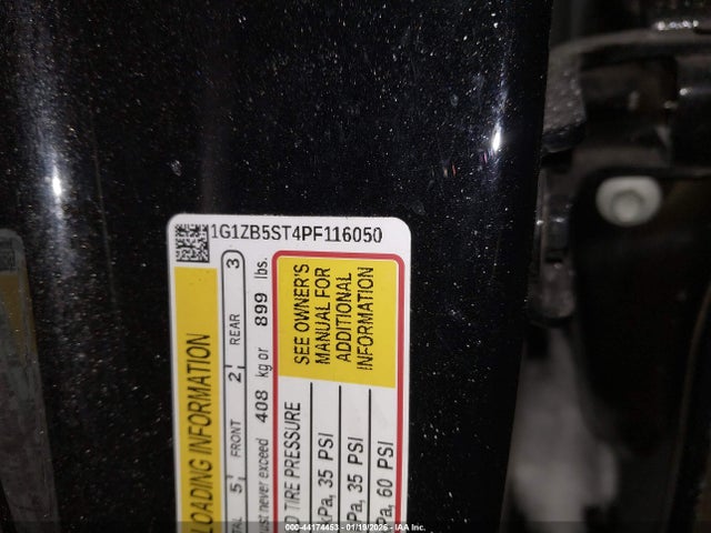 1G1ZB5ST4PF116050 Chevrolet Malibu Fwd Ls