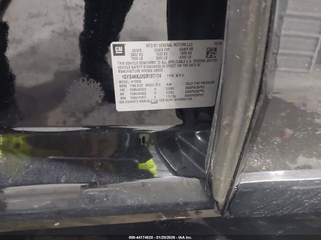 2016 CADILLAC ESCALADE ESV 1GYS4KKJ2GR187174 Photo 8