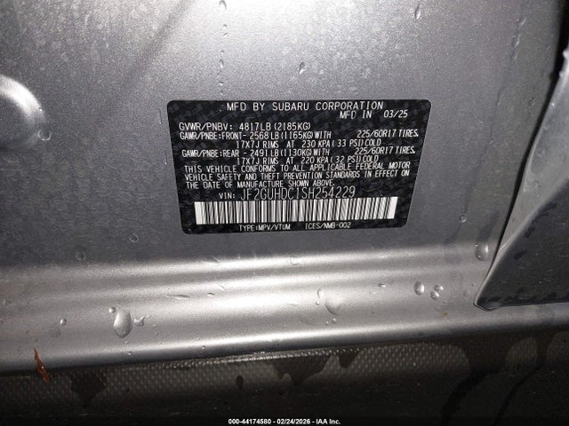 JF2GUHDC1SH254229 Subaru Crosstrek Premium